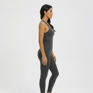 Camisetas Deportivas de Compresión para Mujer, Personalizadas con Logotipo, para Verano, Gimnasio, Fitness, Yoga, Tejidas, 100% Algodón, Venta al Por Mayor - Product Image 6