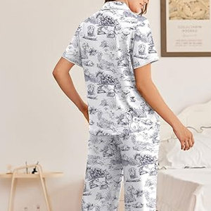 Conjunto de Pijama Cómodo para Dormir con Tela Transpirable, Sensación Suave, Cintura Flexible y Ajuste Cómodo - Product Image 5