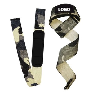 Sangles de levage avec coussin antidérapant, fermeture Velcro, équipement de musculation, sangles en tissu unisexes - Product Image 6