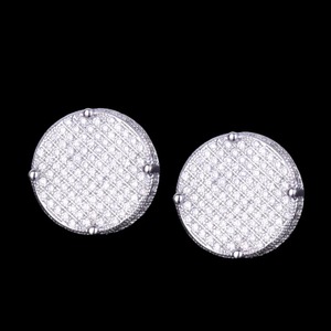 1.50 Carat Natural Stone Pear & Round Heart-Cut Diamond Freshwater Pearl <b>Stud</b> Earrings 18K Gold with 14K Gold Plating Luxury - Product Image 3