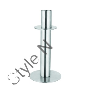Stainless Steel <b>Tealight</b> <b>Holder</b> Decorative Item Straight Candle Stand Lux Desktop Metal Candlestick Stand Candle <b>Holder</b> - Product Image 1