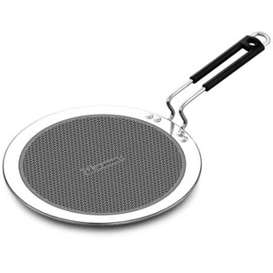 Premium Stainless Steel Tawa Flat <b>Pan</b> for Roti Chapati Dosa Cooking Kitchen Griddle Heavy Duty Smooth Surface Design - Product Image 5