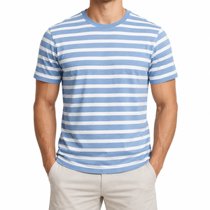 T-shirt pour homme, couleur personnalisée, tissu en molleton 100% coton, 220g, coupe classique pour adulte, écologique, respirant, séchage rapide - Product Image 3