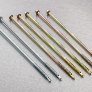 [YOU-ONE Systèmes de fixation] Vis pour panneaux de toiture, acier inoxydable 14 gauge, revêtement Delta 410, vis isolées pour panneaux sandwich - Product Image 2