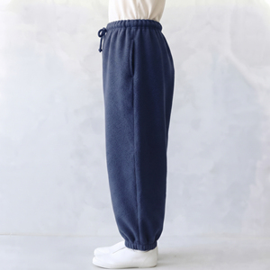 Women Oversize <b>Trouser</b> Full Length Baggy Loose Fit Mid Drawstring Waist 100% Cotton Fleece Winter Street Wear <b>Joggers</b> Ladies - Product Image 3