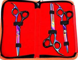 Tijeras de Peluquería Profesionales Premium de Acero Inoxidable 4Cr13, Tijeras de Corte de Pelo para Diestros con 28 Dientes - Product Image 2