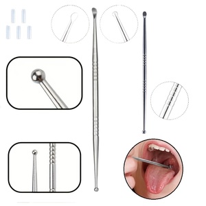 High Precision Tonsil Stone <b>Removal</b> <b>Tool</b> 17cm & 12cm Stainless Steel Manual <b>Tools</b> for Operation CE Certified Class I - Product Image 3