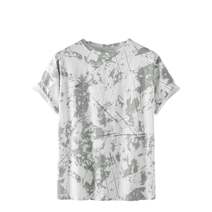 T-shirt pour homme en sublimation, motif personnalisé, streetwear, tee-shirt vintage délavé à l'acide, coupe oversize en coton, imprimé hip-hop - Product Image 5