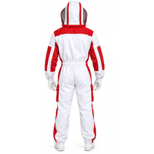 Vêtements de protection pour apiculteurs à 3 couches en maille, combinaison d'apiculture avec voile et fermeture éclair, uniformes d'apiculteur ventilés en coton - Product Image 3