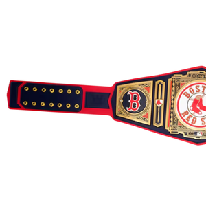เข็มขัดแชมป์บอสตันเรดซอกซ์แบบปรับแต่งได้ เข็มขัดเบสบอลและมวยปล้ำคุณภาพสูง เข็มขัดแชมป์กีฬาสำหรับนักสะสมและแฟนๆ - Product Image 4