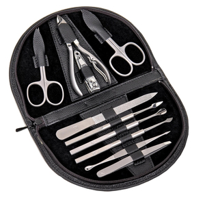 Professional Luxurious Stainless Steel 7 in 1 Manicure & Pedicure Kit Complete <b>Nail</b> Care <b>Set</b> for Hands & Feet - Product Image 2