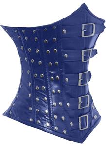 คอร์เซ็ตของผู้หญิงวินเทจชุดกระชับสัดส่วนเซ็กซี่แบบโอเวอร์บัสท์คอร์เซ็ทหนังระบายอากาศทันสมัยสำหรับขนาดใหญ่พิเศษ - Product Image 3