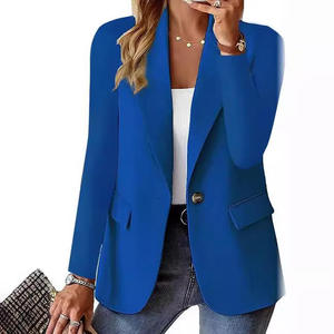 Blazer d'affaires élégant pour homme, personnalisé, de haute qualité, en gros, à double boutonnage, couleur unie, avec revers et manches fendues, tendance - Product Image 4