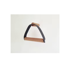 Porte-rouleau de papier toilette en bois au design luxueux, support mural pour salle de bain, support de rangement pour rouleau de papier toilette en bois à prix abordable - Product Image 1