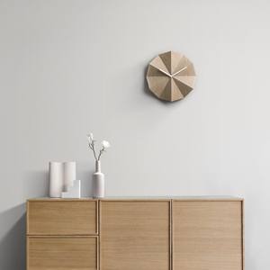 Horloge murale en bois minimaliste, horloge décorative moderne en bois pour la maison, le bureau et le salon, décoration murale contemporaine unique - Product Image 3