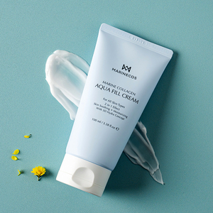 Marinecos ครีมสกินแคร์เครื่องสำอางเกาหลีสำหรับให้ความชุ่มชื้นและกระชับผิวด้วยครีมบำรุงผิวหน้าสูตรน้ำคอลลาเจนจากทะเล - Product Image 3