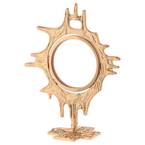 Magnífica Monstranza de Latón Decorativa para Iglesia, Monstranza Dorada de Latón para Altar, Monstranza Sagrada para la Adoración Eucarística y el Santuario de Oración - Product Image 6