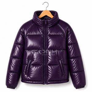 Veste matelassée légère et isolante pour homme Cosh International, couleur violette, style puffer, chaude et confortable - Product Image 4