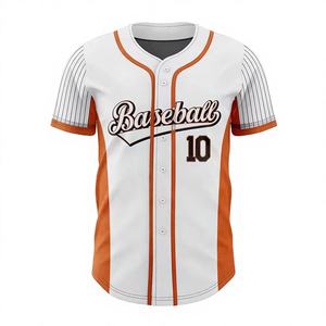 Maillot de baseball respirant à séchage rapide, maillot de baseball à manches courtes le plus vendu, maillot de baseball en promotion 2025 - Product Image 1