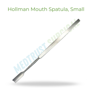 Spatule buccale Hollman, petit instrument chirurgical dentaire, pour rétraction et examen de la cavité buccale - Product Image 2