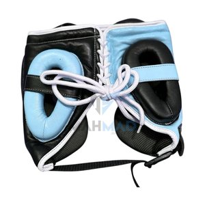 Nuevo kit de sparring personalizado, fabricado en fábrica, último modelo, guantes de boxeo de cuero profesionales, protector inguinal y protector de cabeza. - Product Image 5