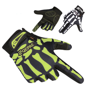 Gants de VTT personnalisés à doigts complets avec écran tactile et fermeture auto-agrippante pour le cyclisme en montagne - Gants de sport respirants haute performance - Product Image 4