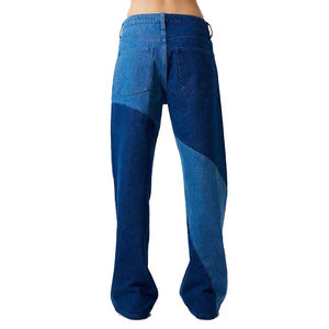Jean en denim ample à jambe large pour homme, taille mi-haute, décontracté, style streetwear moderne, pour un usage quotidien et tendance - Product Image 2