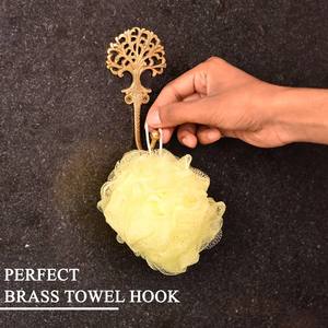 Gancho de Pared Dorado de Latón Hecho a Mano, Soporte Decorativo de Metal para Llaves, Perchero Colgante para Ropa, Sombreros, Abrigos, Tazas, Utensilios, Decoración del Hogar y Baño - Product Image 5