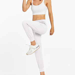 Wholesale Winter Flat Front Womens Cotton Fleece Sweat Pants Super Soft Breathable Casual Cargo Jogger <b>Trousers</b> <b>Elastic</b> <b>Waist</b> - Product Image 3