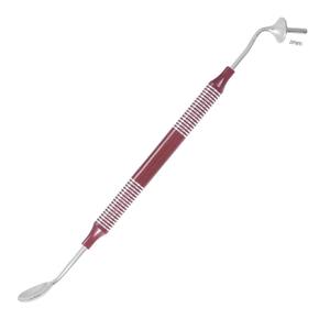 Cuillère et poussoir manuels pour détartreur dentaire, instruments en acier inoxydable CE Shuja Surgico - Product Image 4