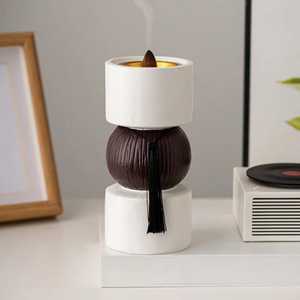 Luxury Resin <b>Bakhoor</b> Burner Arabic Incense Burner <b>Oud</b> Burner Modern <b>Bakhoor</b> Incense Holder Ramadan Eid Festive Home Decor Gift - Product Image 2