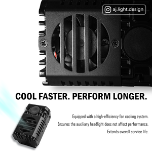 Luz Antiniebla LED de Alto Rendimiento AJ LIGHT DESIGN con Faros Delanteros Blancos Dobles para Reequipamiento/Actualización, Hecho en Taiwán - Product Image 4