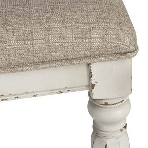 เก้าอี้ทานข้าวแบบพนักพิงหลังทรงโค้งรุ่นแมนเนอร์ร่วมสมัย โครงไม้มะฮอกกานีเนื้อแข็ง พร้อมเบาะผ้าเนื้อนุ่มและเคลือบผิวแบบโบราณ - Product Image 6