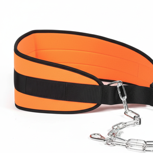 Cinturón de Neopreno de 9 mm con Cadena para Levantamiento de Pesas, Soporte Lumbar, Cinturones de Entrenamiento, Cinturones de Neopreno para Ejercicio Físico, Unisex - Product Image 5