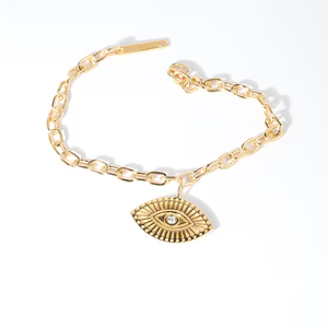 Pulsera de Cadena de Eslabones Ovalados con Diamantes Naturales y Diamantes Cultivados en Laboratorio, Oro Sólido de 18K, Joyería Ajustable para Mujer, Regalo de San Valentín - Product Image 1