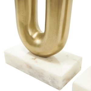 U-Shaped Candlestick <b>Holder</b> Set with <b>Marble</b> Base 9.40-11.25 Inch for Home Decoration - Product Image 5