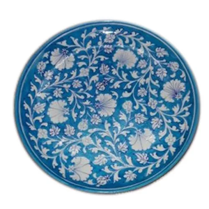 Platos y Vajillas de Cerámica Azul con Diseños Florales y Motivos para Decoración de Paredes, Uso Doméstico y Hotelero a Precio de Mayoreo - Product Image 6