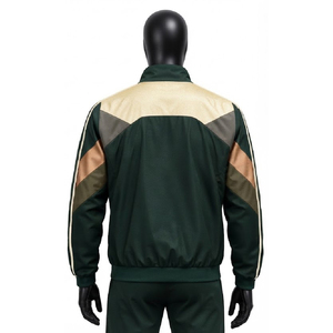 Professional <b>Men</b> <b>Track</b> <b>Jacket</b> Custom Logo Lightweight Sportswear Breathable Quick Dry Training Running Workout Factory Supplier - Product Image 3
