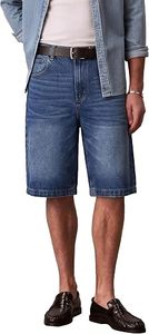 Shorts de Mezclilla para Hombre, Largura hasta la Rodilla, Cintura con Cordón Ajustable - Product Image 2