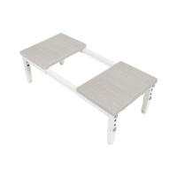 CCE Cuisine Moderne en Acier au Carbone, Extensible, Réglable en Hauteur, Durable, Gain de Place, Multifonctionnelle, Non Pliante, Type Autoportant