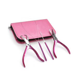 Kit complet de pinces pour extensions de cheveux, pour extensions I Tip, U Tip, Micro Link et Nano Ring, ensemble d'outils professionnels - Product Image 1