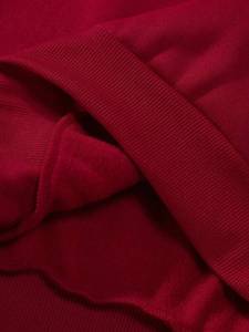 Sweat-shirts pour hommes ornés de strass rouges, coupe oversize, en molleton de coton, style streetwear, service de production de vêtements lourds - Product Image 6