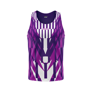 Débardeur de course personnalisé pour marathon, respirant, extensible dans quatre directions, anti-transpiration, séchage rapide, sans coutures, sublimation silicone - Product Image 2