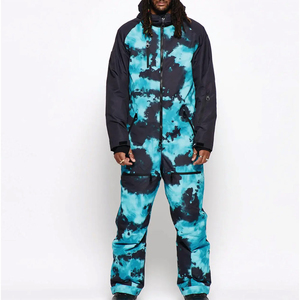 Professional <b>Waterproof</b> One Piece Ski <b>Suit</b> <b>Men</b> Women Outdoor Windproof Snowboard <b>Suit</b> Winter Warm Thermal Skiing Ski <b>Suit</b> - Product Image 1