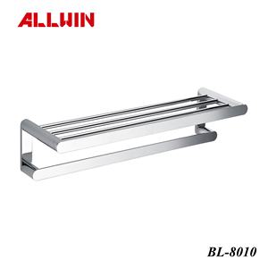 Porte-serviettes mural moderne en laiton pour hôtel et appartement - Product Image 2