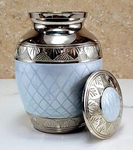 Urne funéraire moderne en laiton massif, faite à la main, pour cendres humaines, grande taille, pour adultes, fournitures funéraires en gros - Product Image 3