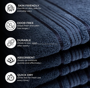 Serviettes de Spa en Gros 400 GSM |   Logo imprimé OEM - Product Image 5