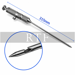 Aguja de Sutura de Acero Inoxidable de 1.5mm y 2.2mm, Instrumento Quirúrgico Laparoscópico Manual, Certificado CE, Cirugía General Clase I - Product Image 4