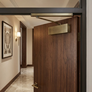 Ferme-porte en aluminium de qualité supérieure | Ferme-porte automatique robuste pour la maison, le bureau et l'usage commercial | Système de fermeture hydraulique fluide - Product Image 2