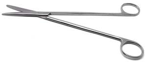 Tijeras de disección Mayo de 18 cm, tijeras quirúrgicas Metzenbaum con hoja recta y dentada, fuente de alimentación manual por Grip Surgical - Product Image 3
